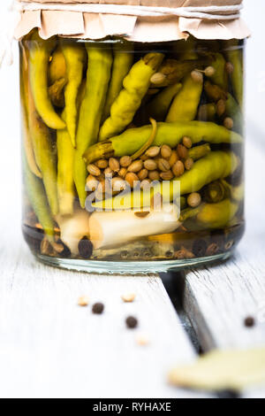 bird`s eye chili pickle Stock Photo - Alamy